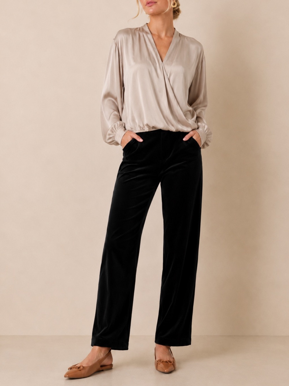 SILKY BLOUSE TOP